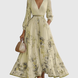 Siena™ - Elegant Plissé Maxi Kjole