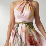 Emilia | Maxikjole med blomsterprint