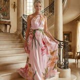 Emilia | Maxikjole med blomsterprint