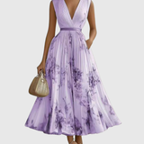Siena™ - Elegant Plissé Maxi Kjole
