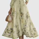 Siena™ - Elegant Plissé Maxi Kjole