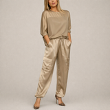 Clara | Løs Satin Cargo Sæt