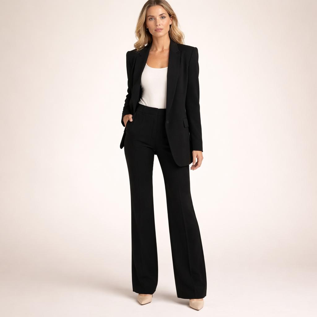 Vanessa™ | Elegant sæt med udvidede bukser