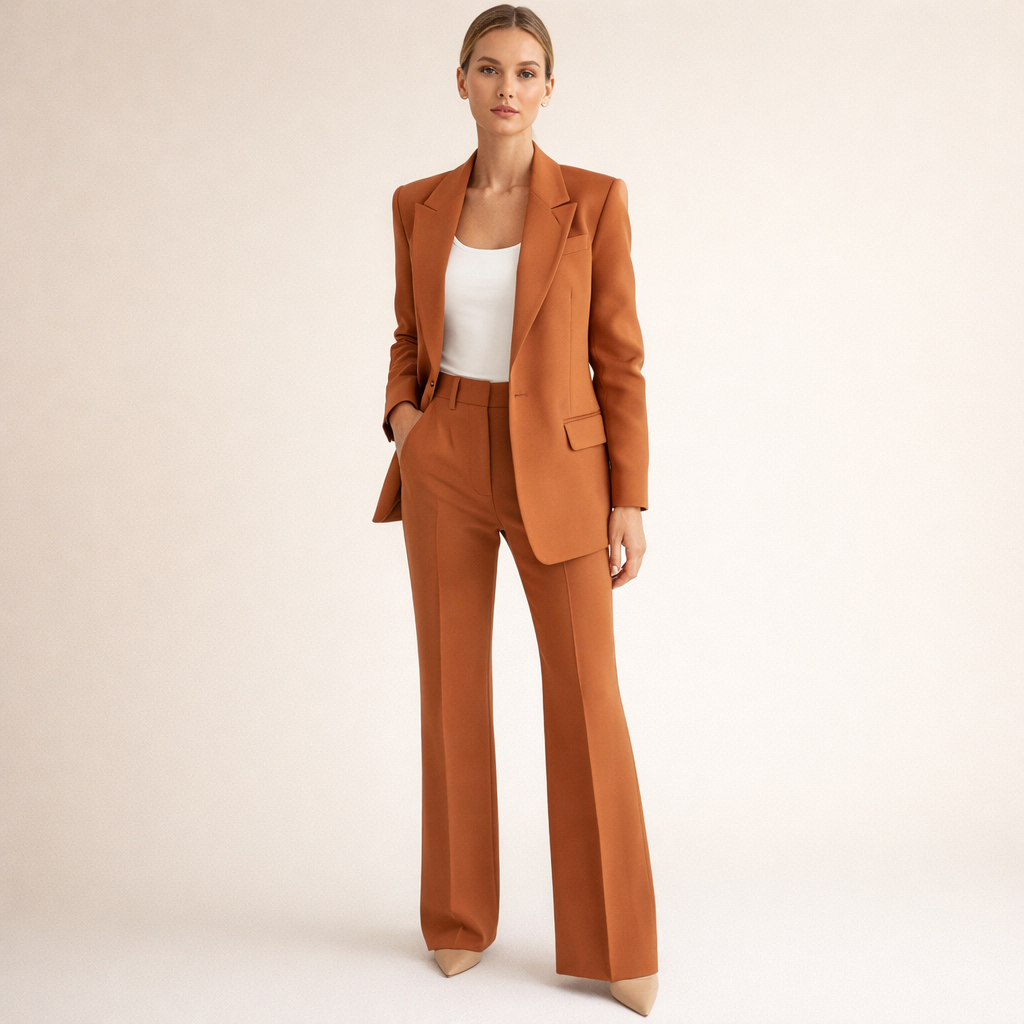 Vanessa™ | Elegant sæt med udvidede bukser