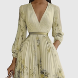 Siena™ - Elegant Plissé Maxi Kjole