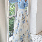 Vi™ - Blomstrende Elegant Kjole
