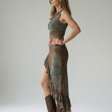 Dorota | Draperet midi-kjole