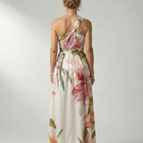 Emilia | Maxikjole med blomsterprint
