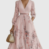 Siena™ - Elegant Plissé Maxi Kjole