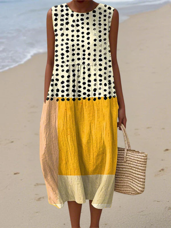 Leah - Hverdags Midi Kjole