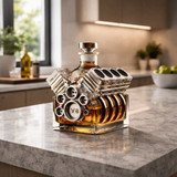 Whisky Flaske - Motor Udgave