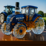 Whiskyflaske i klassisk traktorform New Holland T7