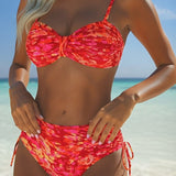 Audrey | Abstrakt Print Bikini Sæt