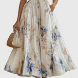 Siena™ - Elegant Plissé Maxi Kjole
