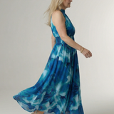 Martyna | Midi-kjole med halterneck