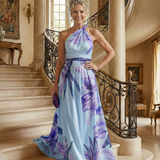 Emilia | Maxikjole med blomsterprint