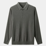 Adrian™ | Uldpolo med Knapper