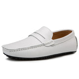 Afslappede Læder Sommer Loafers