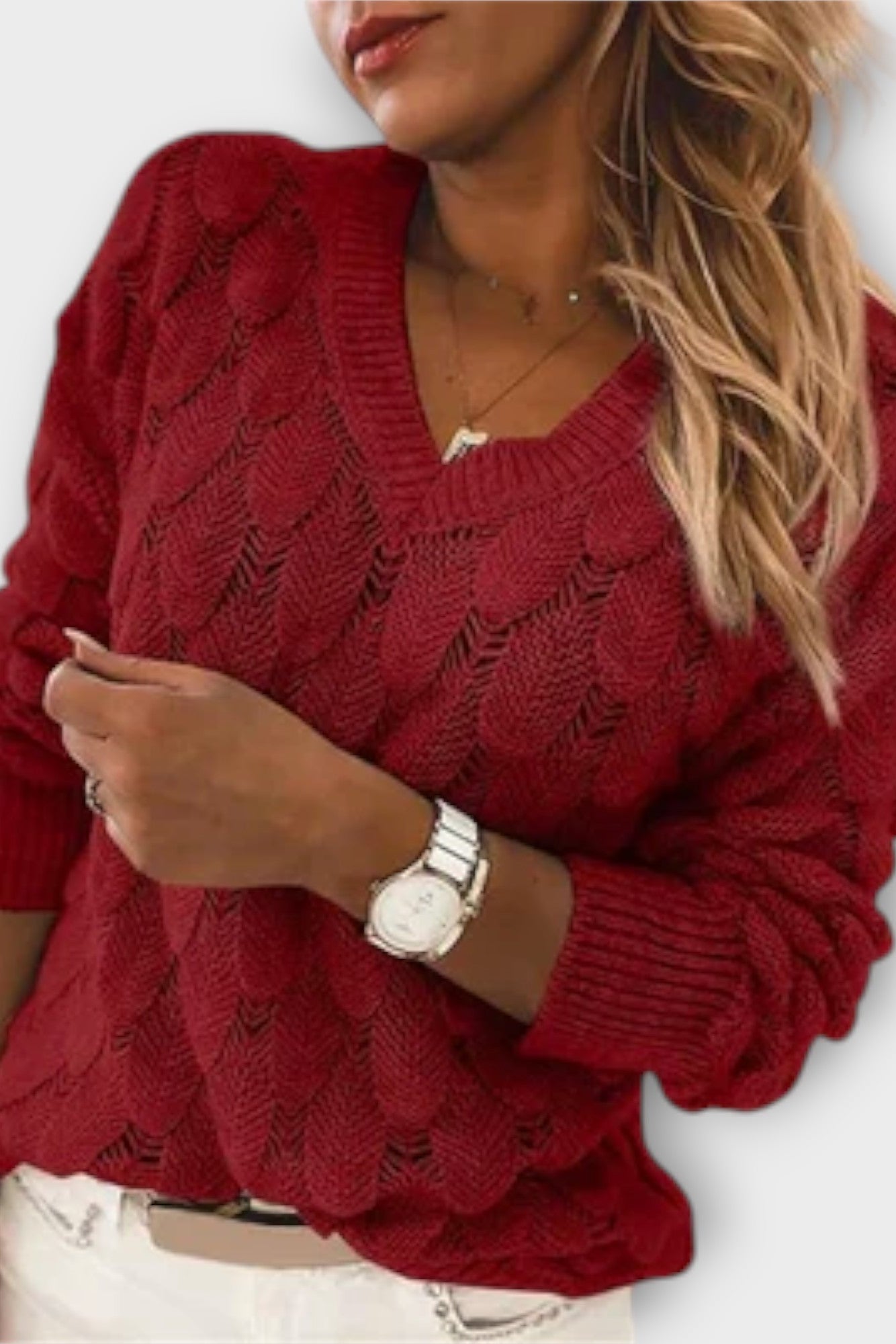 Agnes | V-hals Trøje