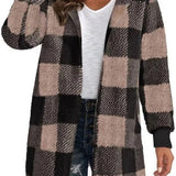 Alberte | Rutete Hættetrøje