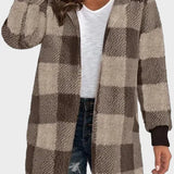 Alberte | Rutete Hættetrøje