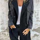 Alberte | Tofarvet denimfrakke