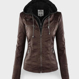 Alberte™ | Læderjakke