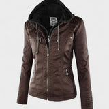 Alberte™ | Læderjakke