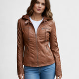 Alberte™ | Læderjakke