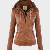 Alberte™ | Læderjakke