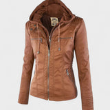Alberte™ | Læderjakke