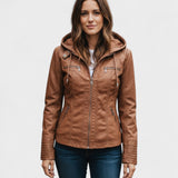 Alberte™ | Læderjakke