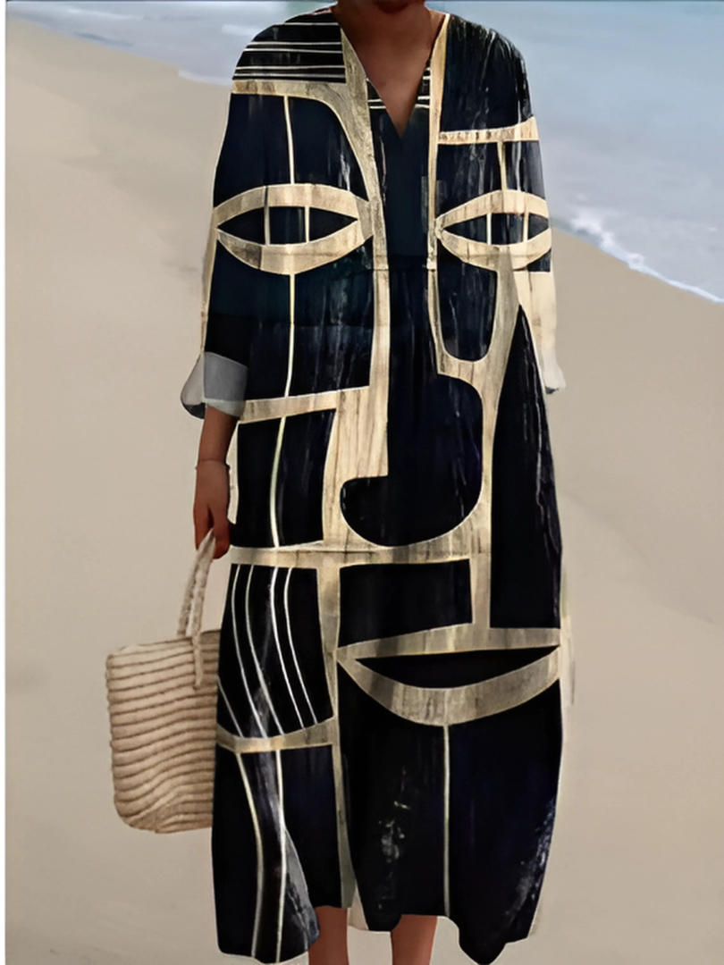 Luna | Prism Print Kjole