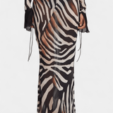 Gry | Zebra kjole
