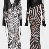 Gry | Zebra kjole