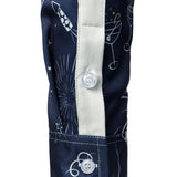 Herre Fyrværkeri Ferie Nytår Fest Knap-Op Blå Langærmet Skjorte