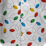 Herre Jul Langærmet Xmas Fairy Lights Skjorte