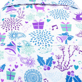 Herre Jule Rensdyr Festlig Print Xmas Ferie Hvid Langærmet Skjorte