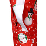 Herre Jule Snemand Santa Print Sjovt Outfit Jule Tematiseret Ferie Langærmet Skjorte