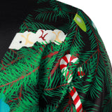 Herre Juletræ Camo Print Regular Fit Sjovt Outfit Tematiseret Top Langærmet Skjorte
