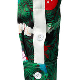 Herre Juletræ Camo Print Regular Fit Sjovt Outfit Tematiseret Top Langærmet Skjorte