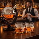 Whiskyflaske - Verdenskort Udgaven