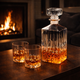 Whiskyflaske - Sæt med flaske og glas
