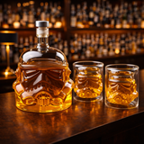 Whisky Flaske - Sæt med Flaske og Glas