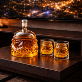 Whisky Flaske - Sæt med Flaske og Glas