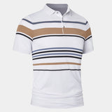 Kasper™ | Solnedgang Stribet Polo