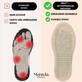 Mila – Komfortable ortopædiske sneakers + Lynlås