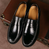 Las Vegas Læder Loafers