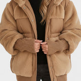 Lena™ | Luksuriøs dunjakke med hætte