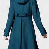 Lenka™ | Elegant frakke med hætte